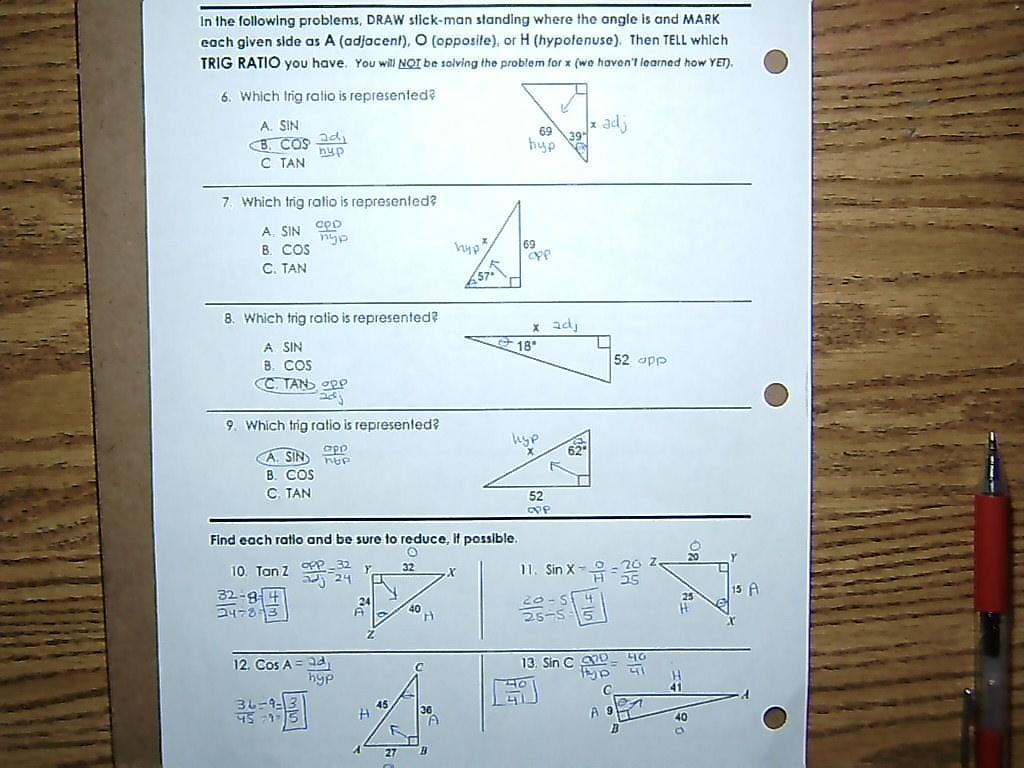 Unit 21: Right Triangle Trig - MRS. ANDERSON
